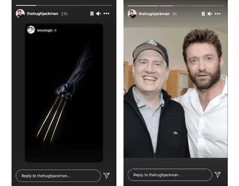 hugh jackman wolverine instagram story