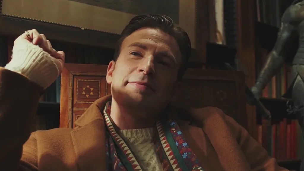 Chris Evans as Ransom in Knives Out