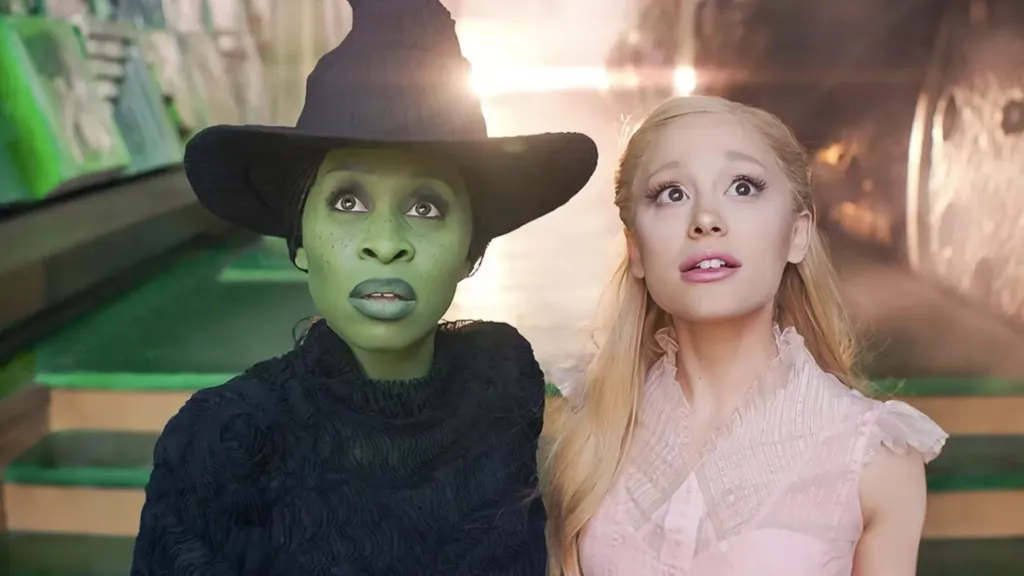 Cynthia Erivo and Ariana Grande in Wicked