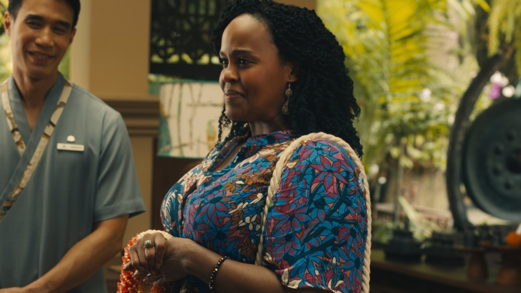 Natasha Rothwell as Belinda Lindsey in The White Lotus Season 3.