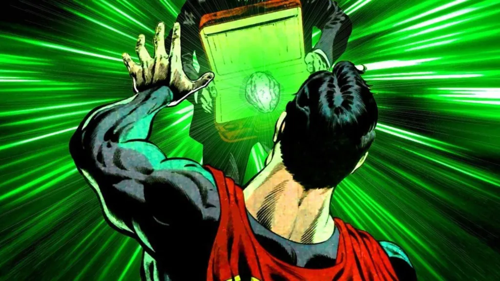 Superman being affected by green Kryptonite in DC Comics