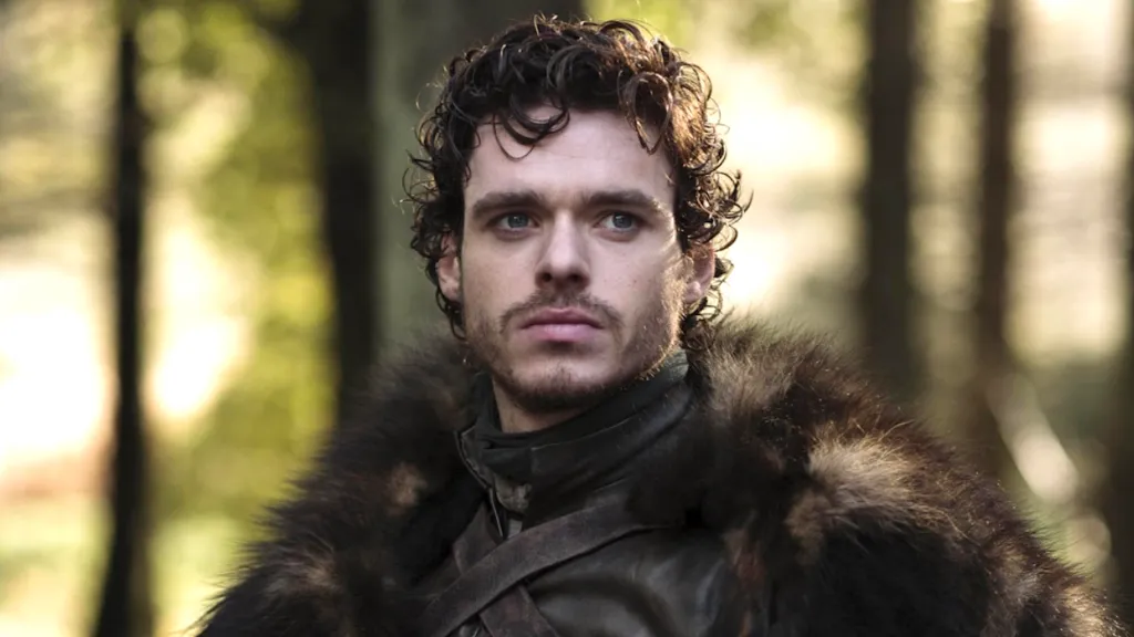 Richard Madden as Robb Stark in Game of Thrones
