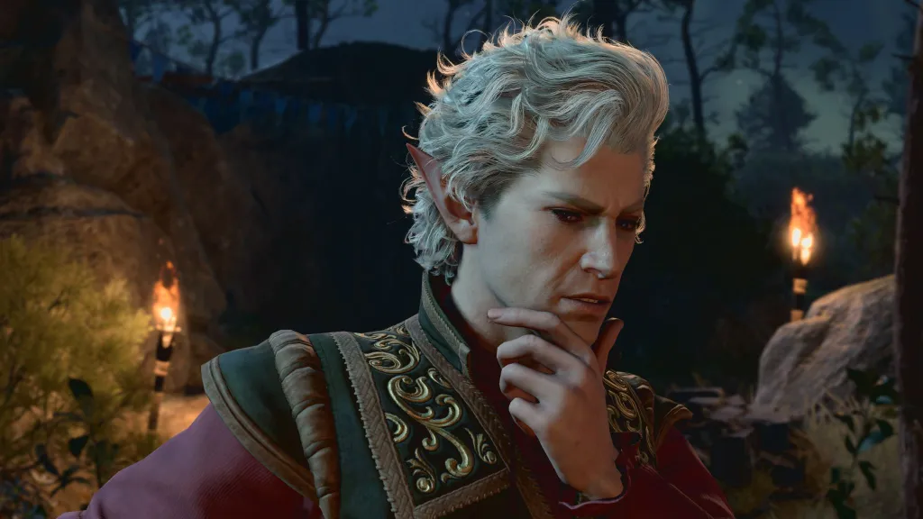 Astarion Thinking BG3