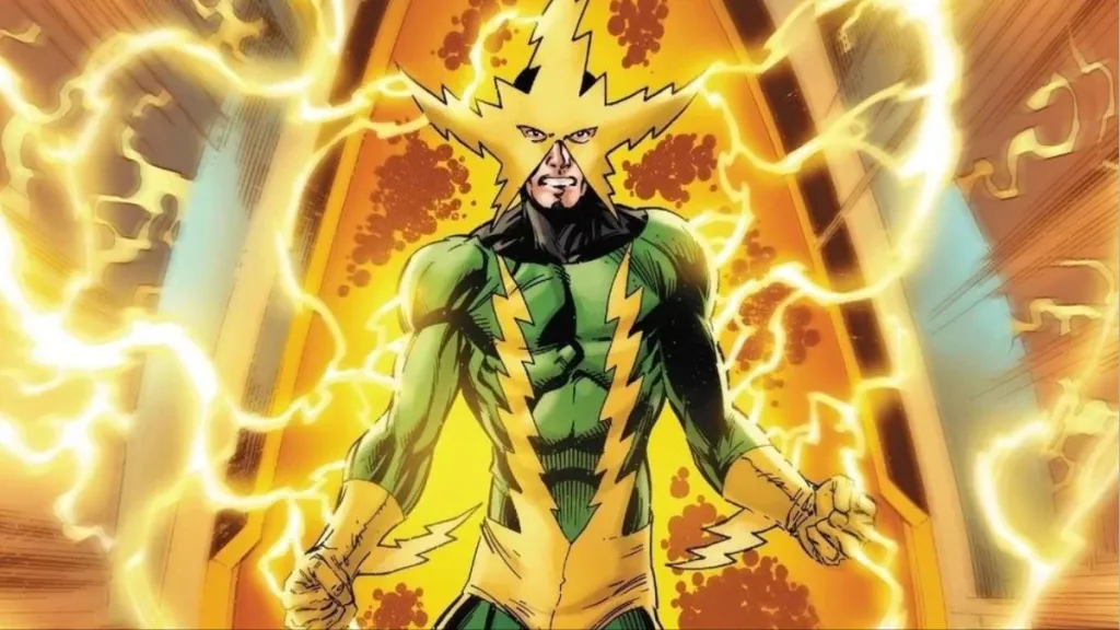 Electro using his powers