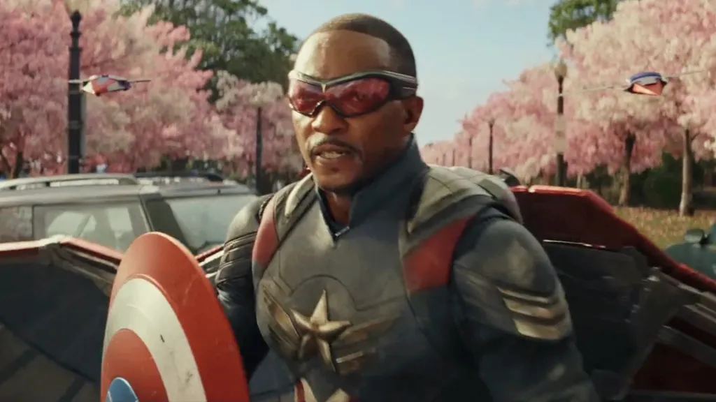 Sam Wilson in Captain America suit in Brave New World