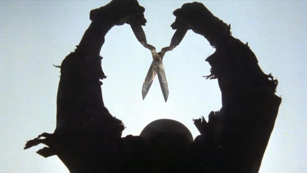 Cropsy wields his garden sheer in The Burning.