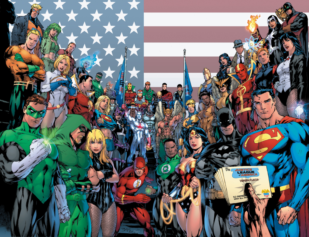 DC's greatest heroes assembled together to see who will be the next roster of the Justice League