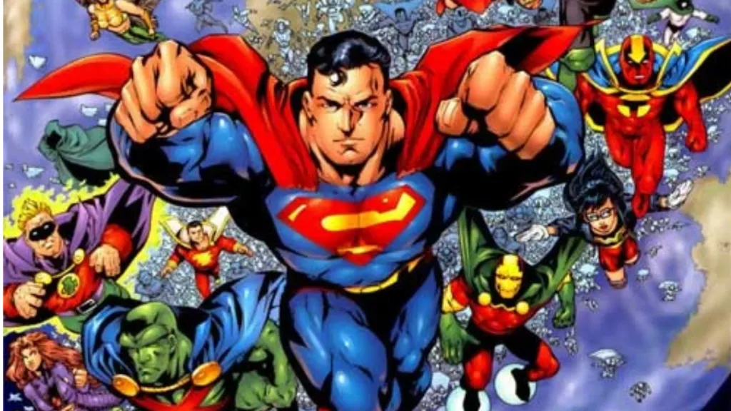 Superman leads DC's greatest battles into battle in "World War III" from JLA #41