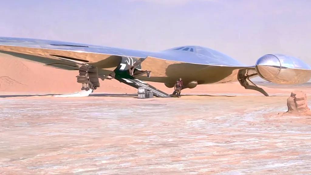 Naboo Royal Starship in Star Wars: The Phantom Menace