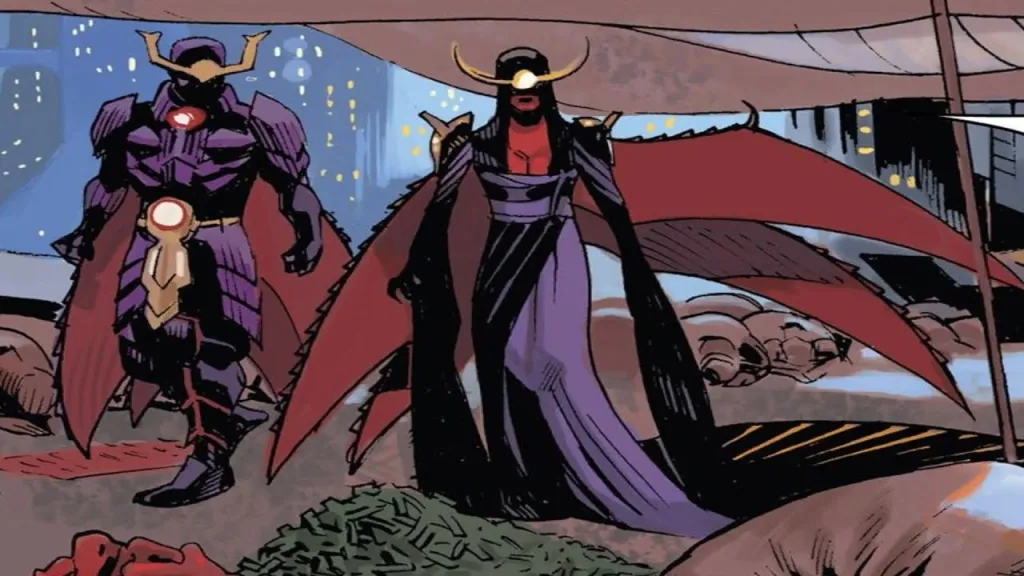 Uriel and Eimin, the Apocalypse Twins, in their command center