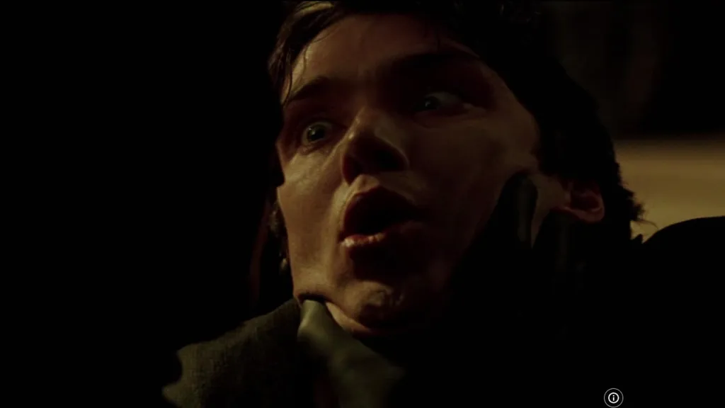 The Scarecrow being afraid of Batman