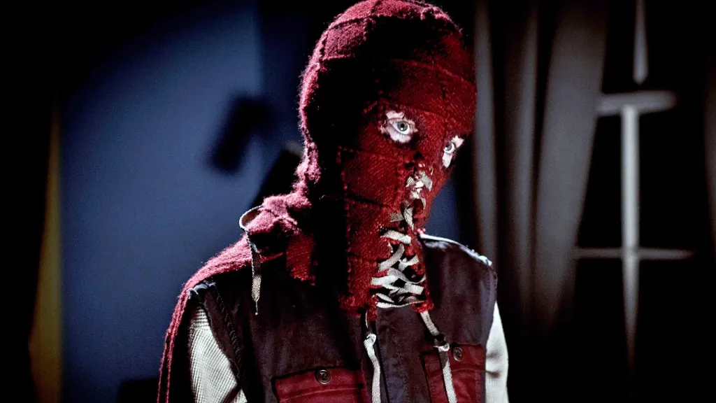 Brightburn Brandon wearing his evil outfit