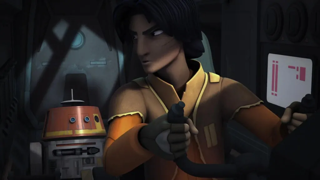 Chopper and Ezra Bridger Star Wars Rebels