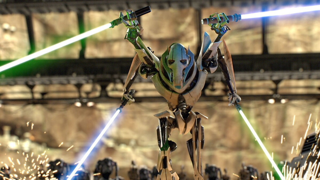 General Grevious in the Star Wars prequels