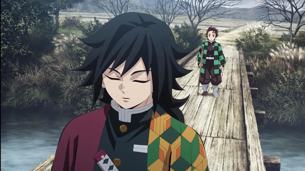 Demon Slayer Giyu and Tanjiro