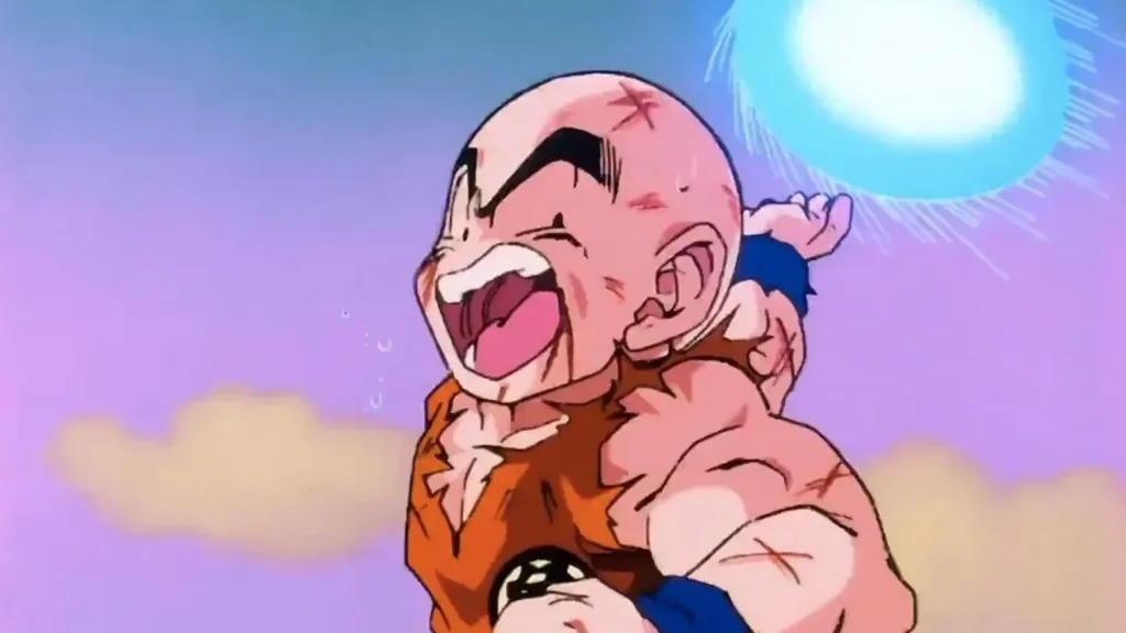 Krillin's Destructo Disc in Dragon Ball Z