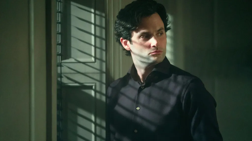 Penn Badgley as Joe Goldberg in episode 501 of You Season 5