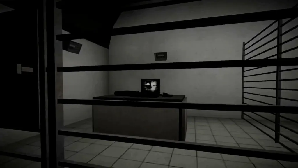 Looking through the locked game at SCP 079 (Computer) in Containment Breach