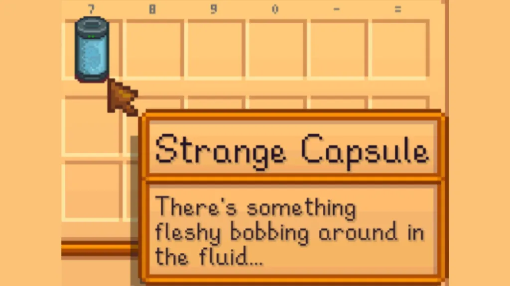 Stardew Valley Strange Capsule