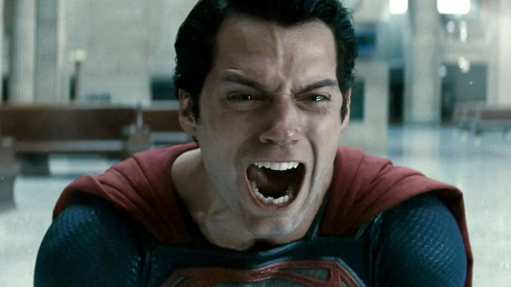 Superman right after killing Zod