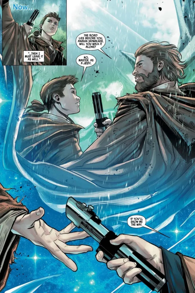 Anakin and Obi-Wan comic