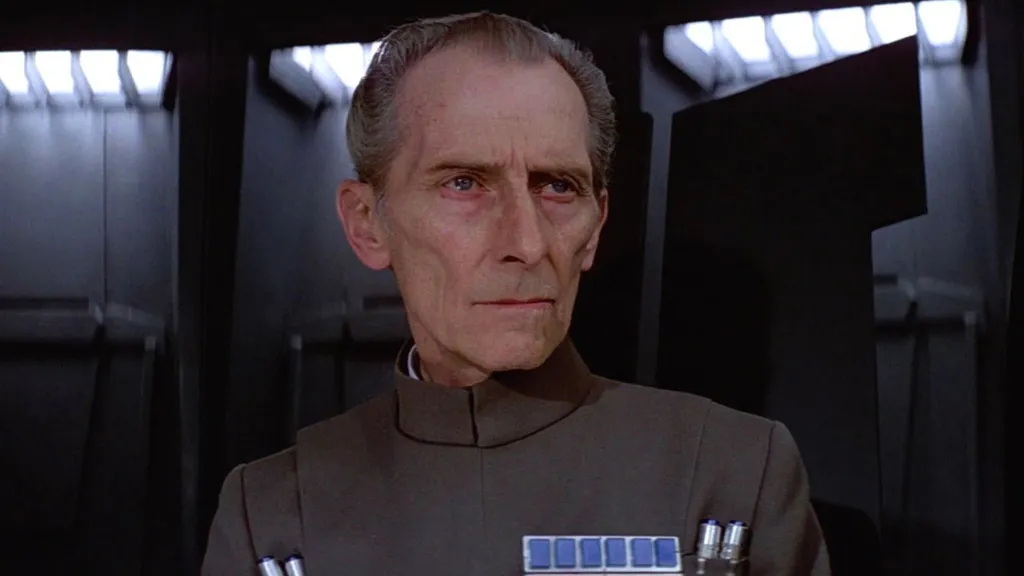 Grand Moff Tarkin in Star Wars: A New Hope.