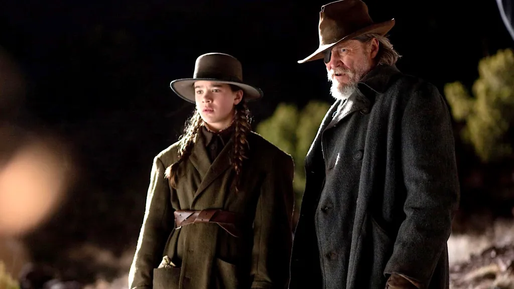 Hailee Steinfeld and Jeff Bridges in True Grit