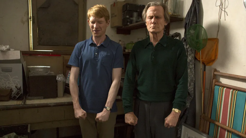Domhnall Gleeson and Bill Nighy in About Time