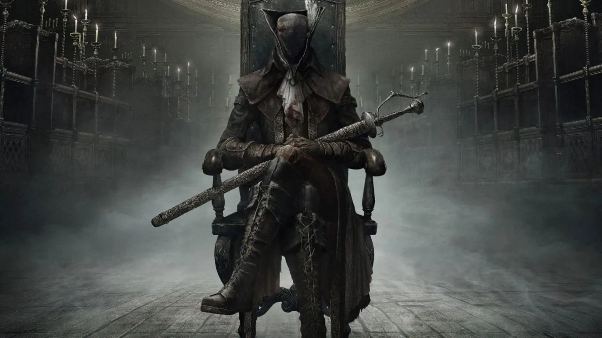 Lady Maria of the Astral Clocktower in Bloodborne the Old Hunters