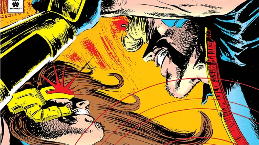 The Age of Apocalypse Cyclops and Havok wrestling against each other