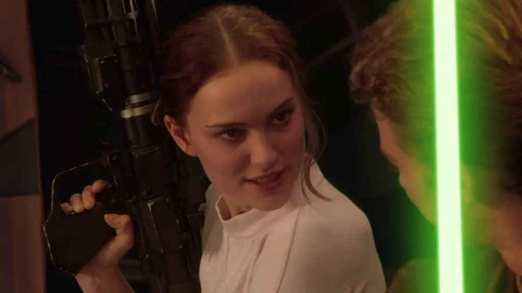 Natalie Portman as Padme in Attack of the Clones