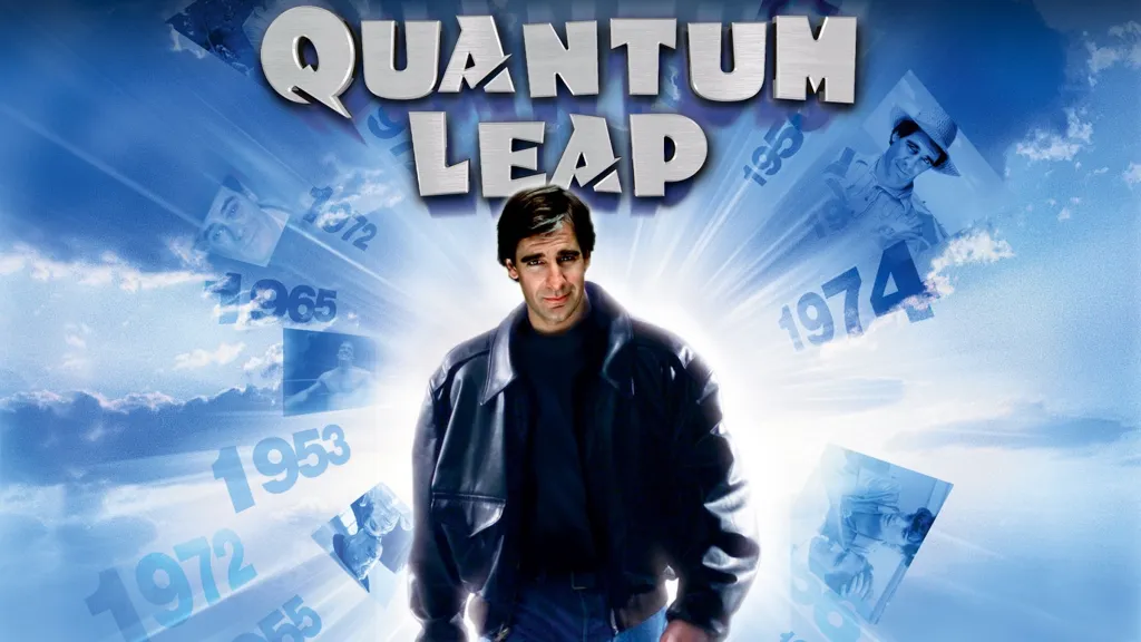 Banner poster for the classic TV series Quantum Leap.
