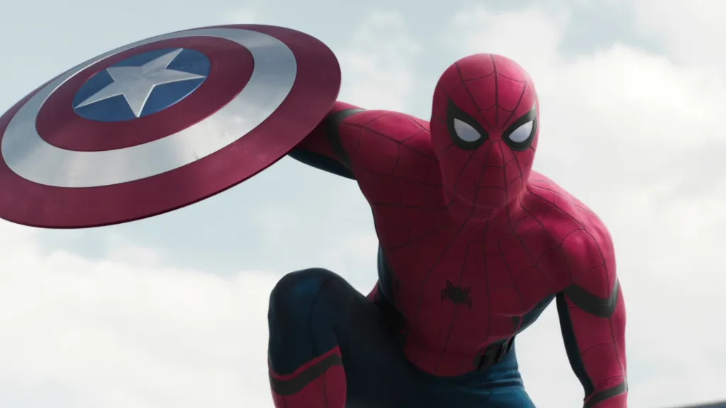Tom Holland as Spider-Man in Captain America Civil War