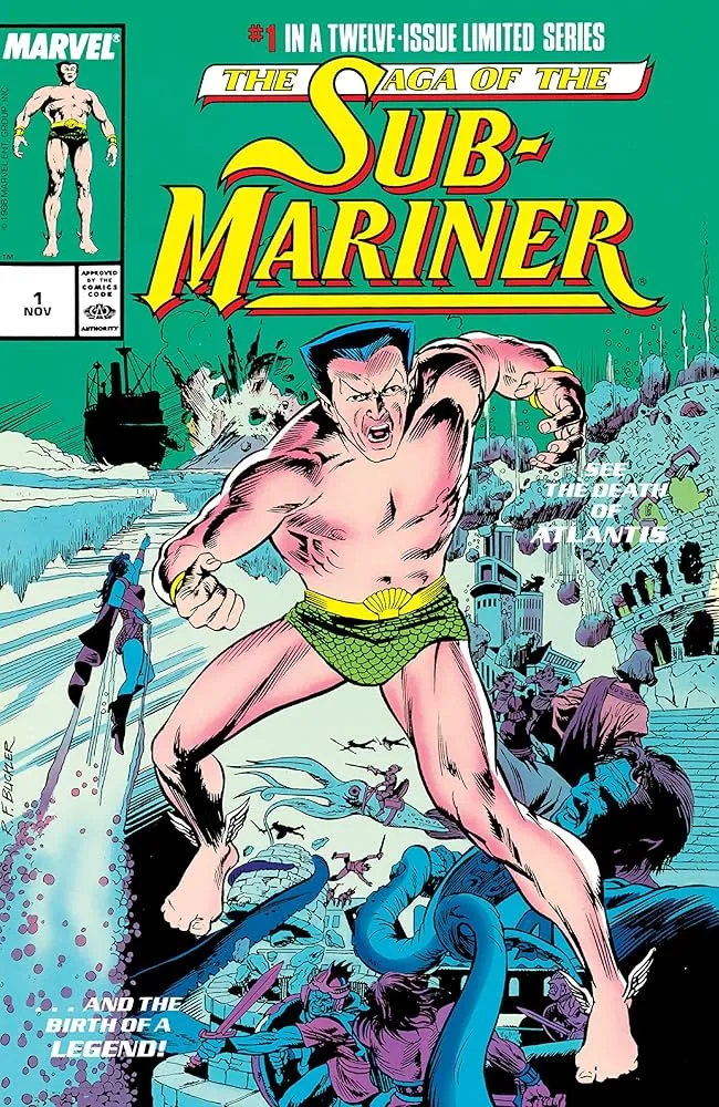 Cover of Saga of the Sub-Mariner #1