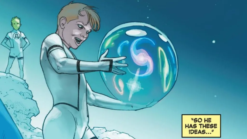 Franklin Richards creating a universe