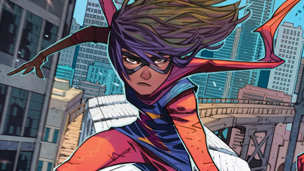 Kamala Khan as Ms. Marvel.