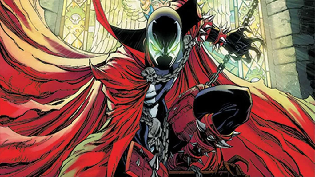 Spawn in a church, crouched down with glowing eyes