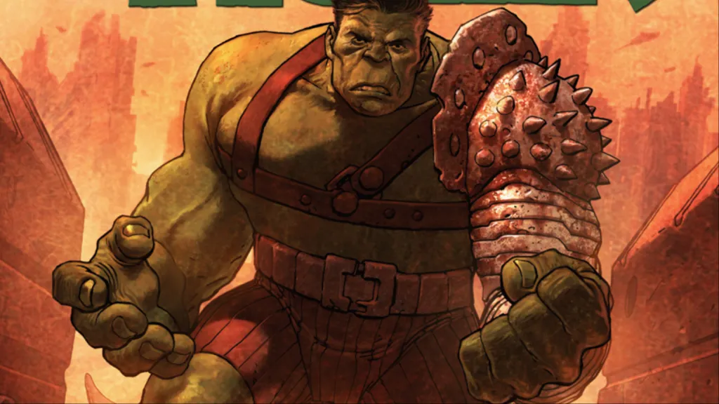 The Hulk in Gladiator armor