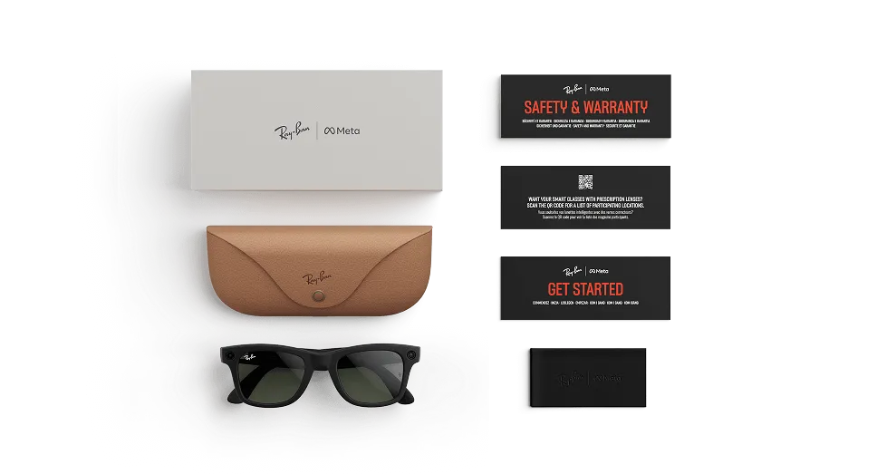 Ray-Ban Meta Smart glasses everything in the box