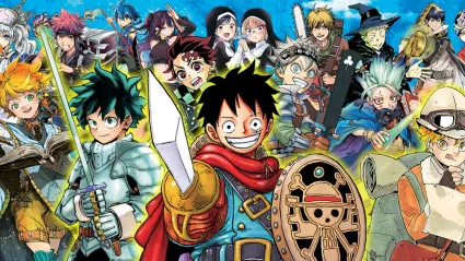 Shonen Jump manga characters lineup