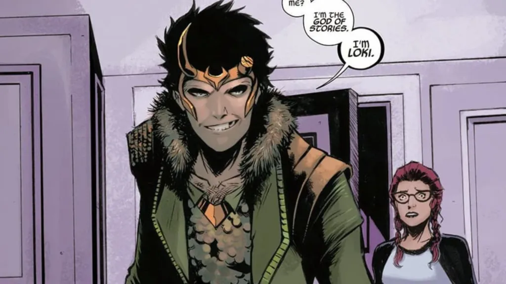 Teen Loki as Marvel Comics God of Stories