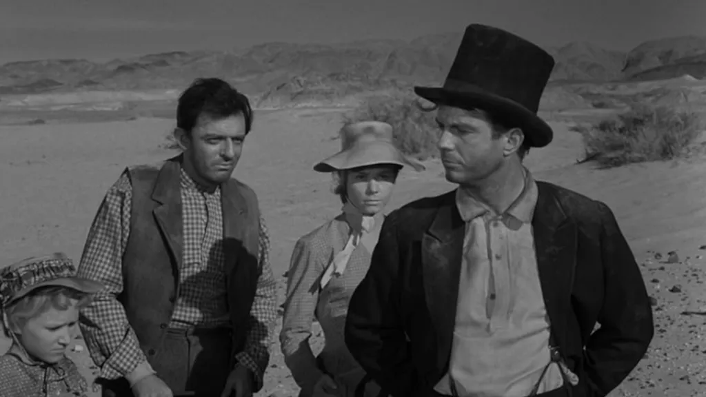 An Old West family in "A Hundred Yards Over the Rim"