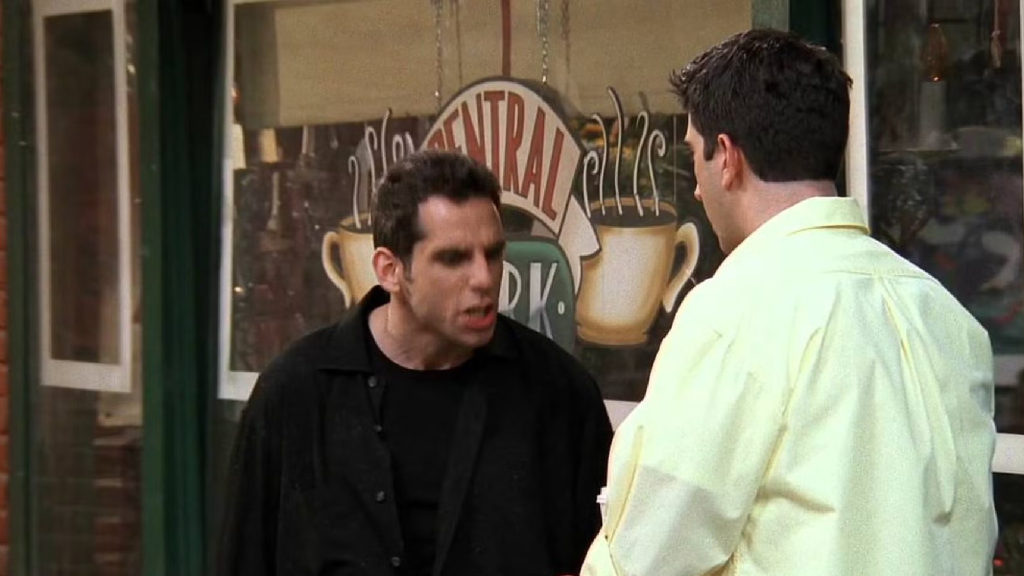 Ben Stiller and Ross in Friends