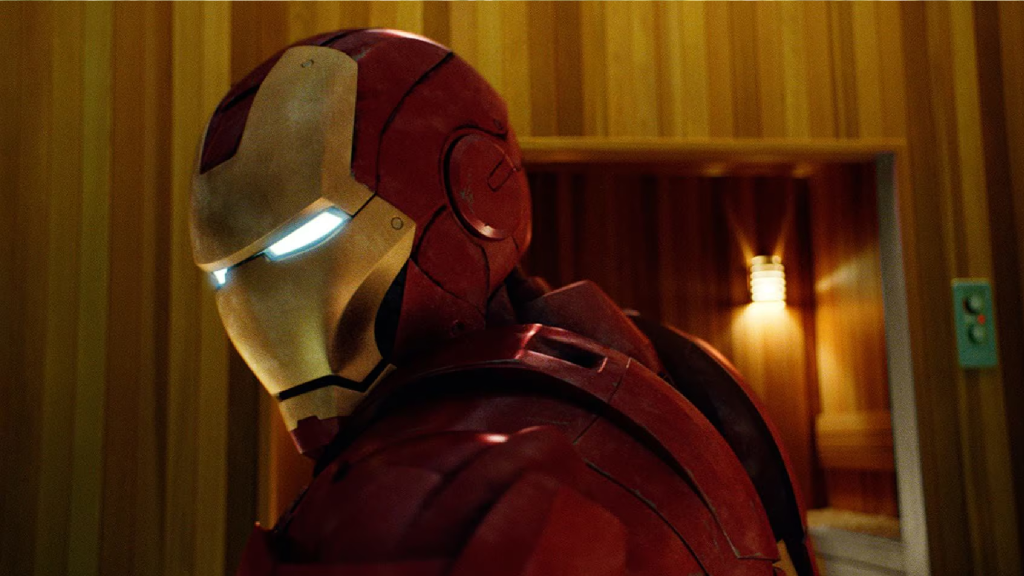 Robert Downey Jr. as Iron Man in the MCU