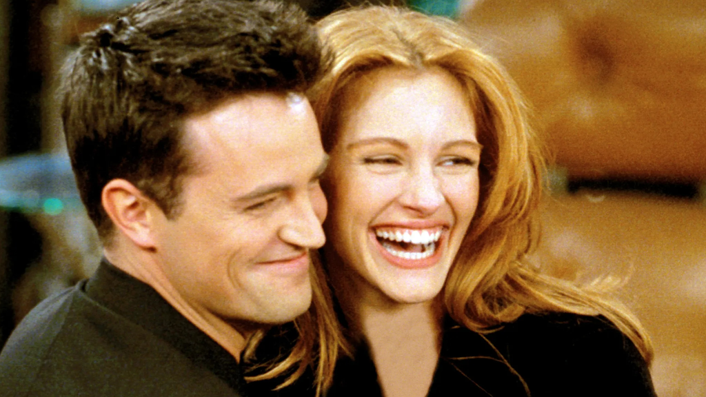 Julia Roberts and Chandler in Friends