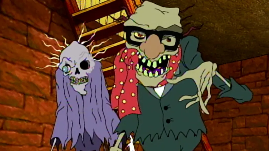 Zombies Benton Tarantella and Errol Van Volkheim in Courage the Cowardly Dog