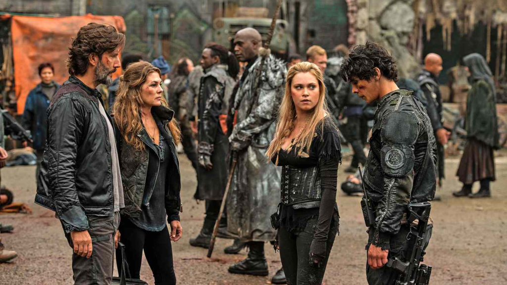 The cast of The 100