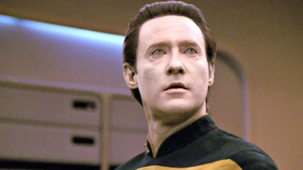 Brent Spiner as Data in Star Trek The New Generation