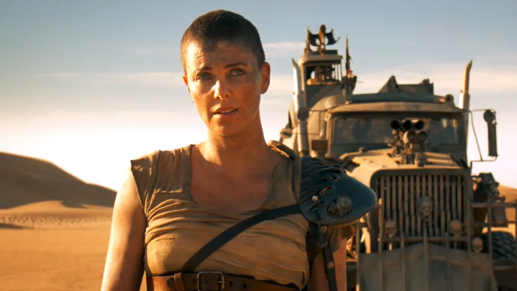 Charlize Theron as Furiosa in Mad Max Fury Road