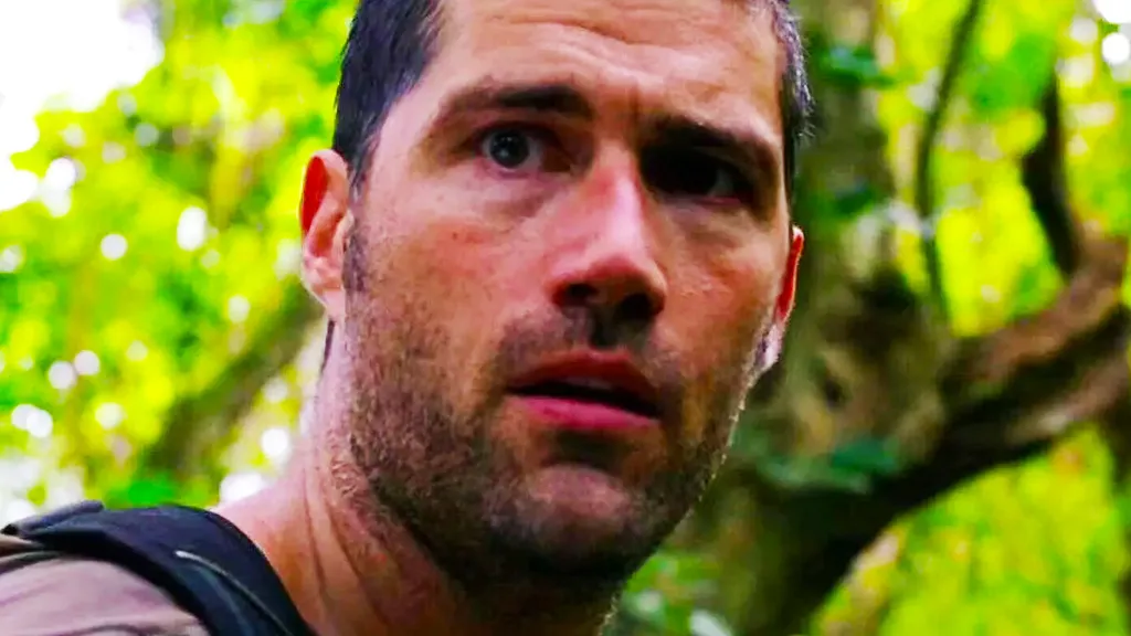 Jack Shephard in the jungle in Lost